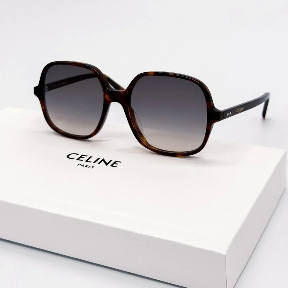 NEW CELINE CL 40244U 52F WOMEN HAVANA SUNGLASSES CELINE CL40244U 52F - Picture 2 of 12